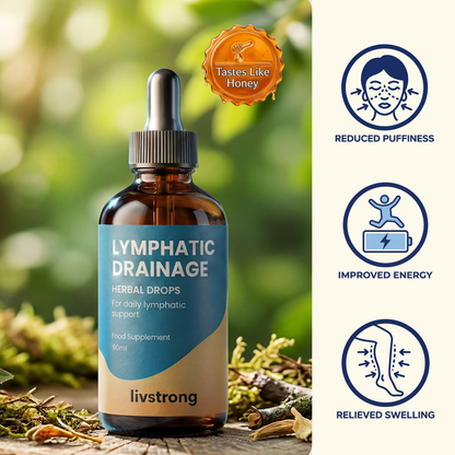 Lymphatic Drainage Herbal Drops - 6 Month Supply (6 Bottles)