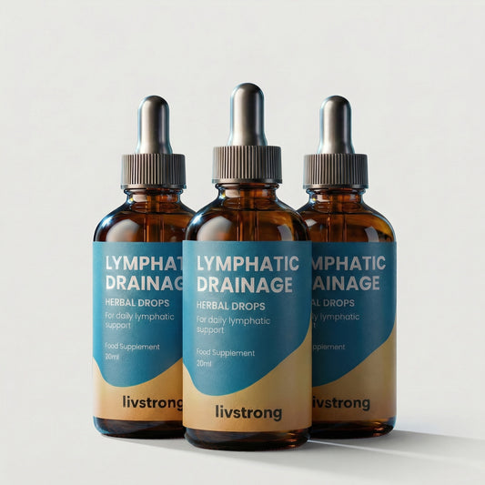 Lymphatic Drainage Herbal Drops - 3 Month Supply (3 Bottles)